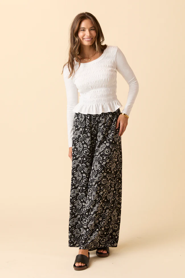 Carmen Printed Wide Leg Pants - Aiturbor