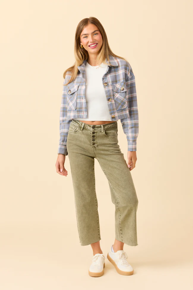 Malia Martini Green High Rise Wide Leg Jeans - Aiturbor