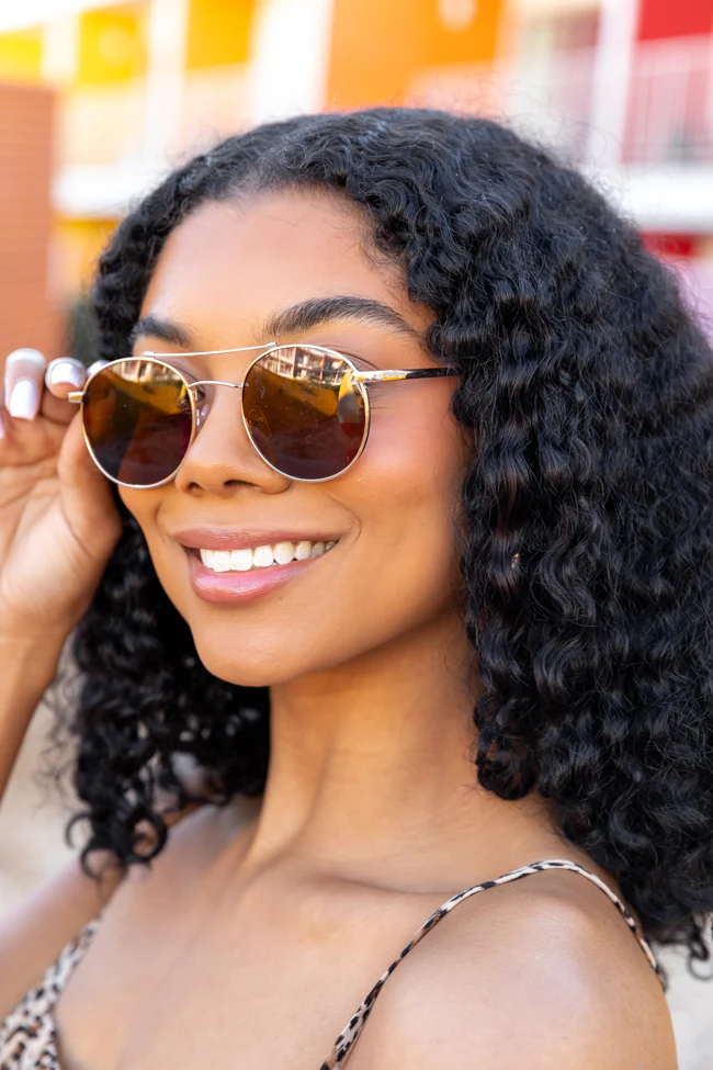 Gold Aviator Sunglasses FINAL SALE - Aiturbor