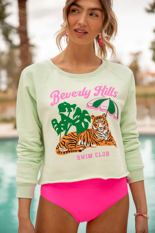 Beverly Hills Swim Club Graphic Pullover FINAL SALE - Aiturbor