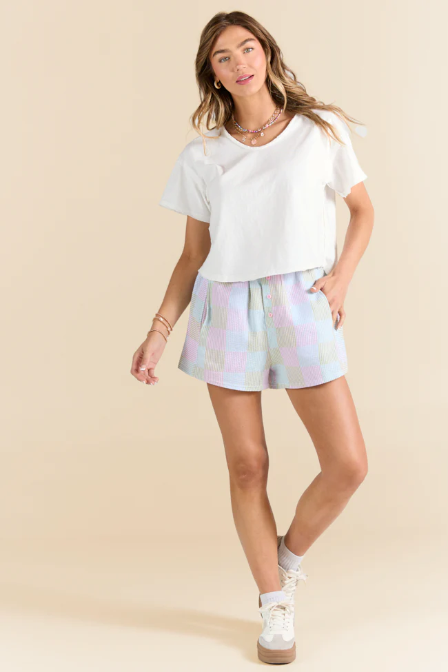 Firm Foundation Ivory Scoop Neck Tee DOORBUSTER - Aiturbor