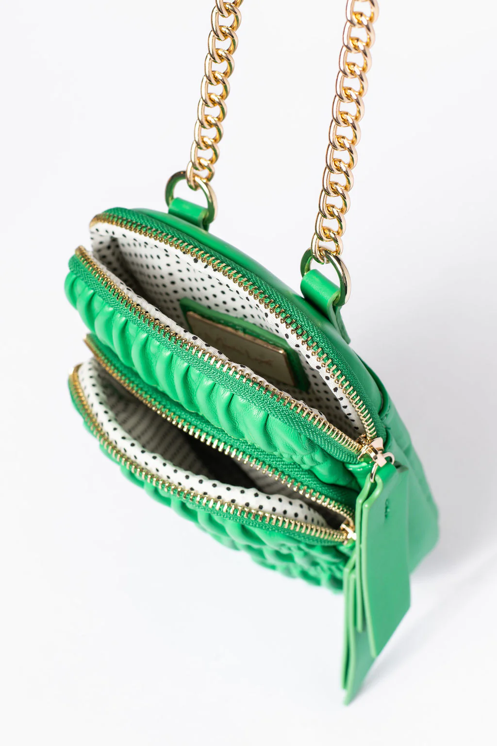 Green Ruched Crossbody Purse DOORBUSTER - Aiturbor