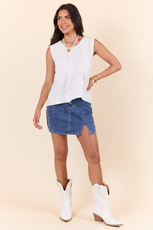 Perfect Promises Ivory Woven Top FINAL SALE - Aiturbor