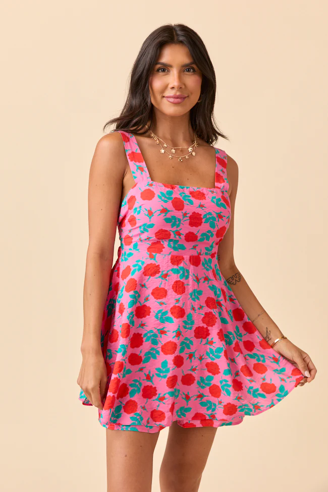 Aliyah Rose Print Romper - Aiturbor