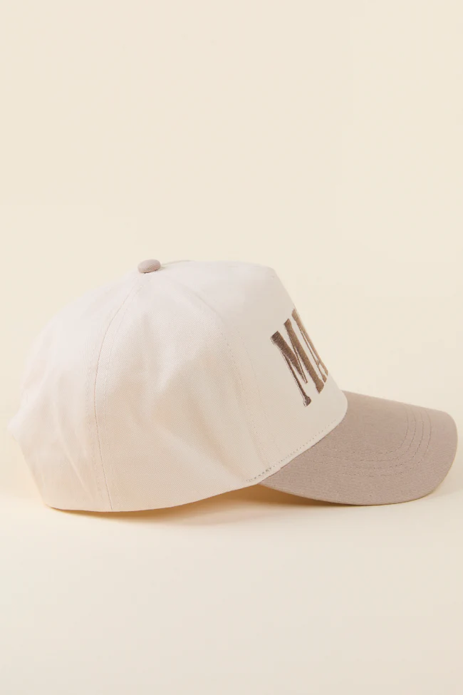 Mama Beige Trucker Hat - Aiturbor