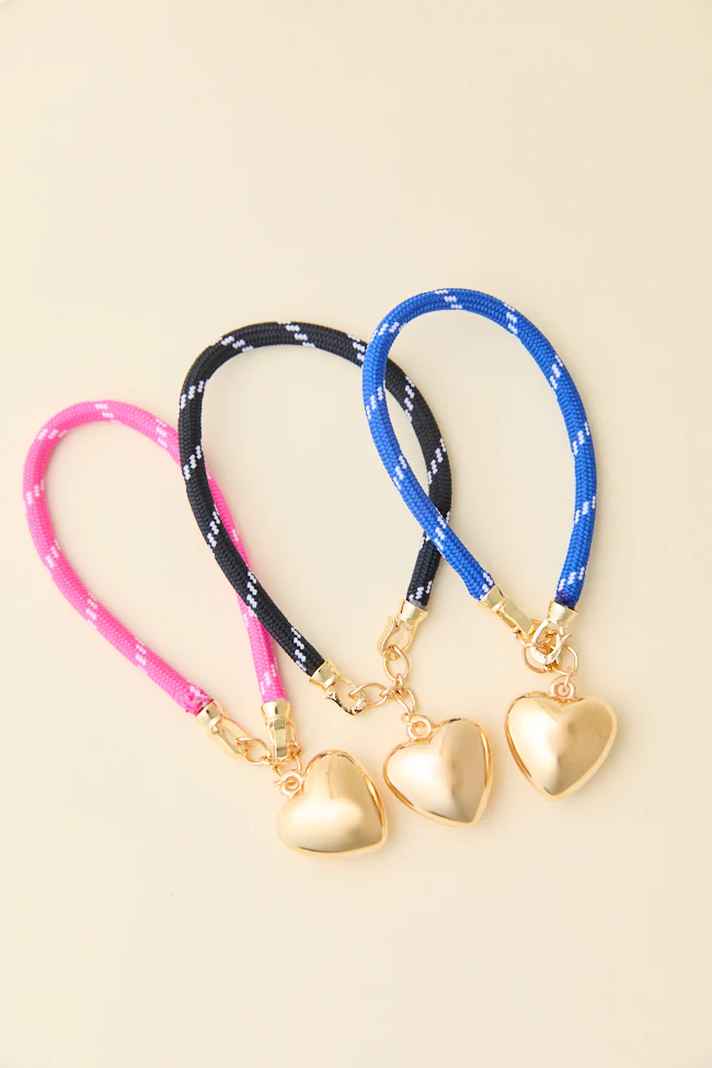 Lea Pink Puff Heart Bracelet - Aiturbor
