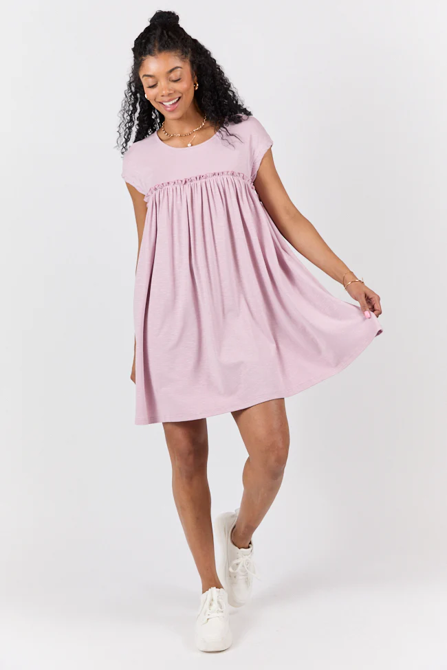 Girl On The Go Easy Knit Short Sleeve Mini Dress FINAL SALE - Aiturbor