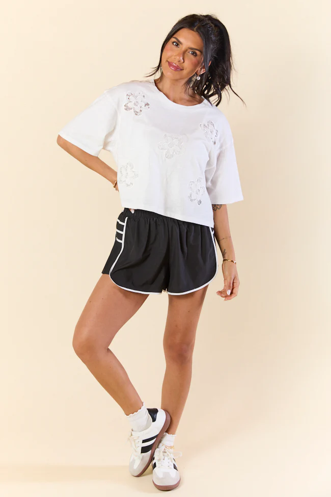 Double Or Nothing Black Side Pleated Running Shorts - Aiturbor