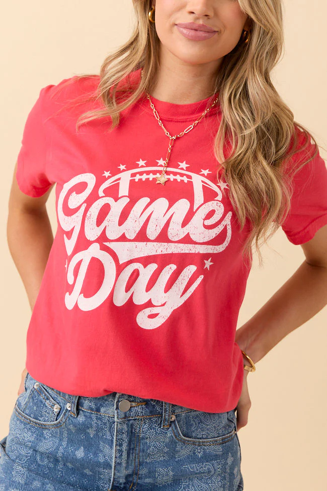 Game Day Script Paprika Graphic Tee - Aiturbor