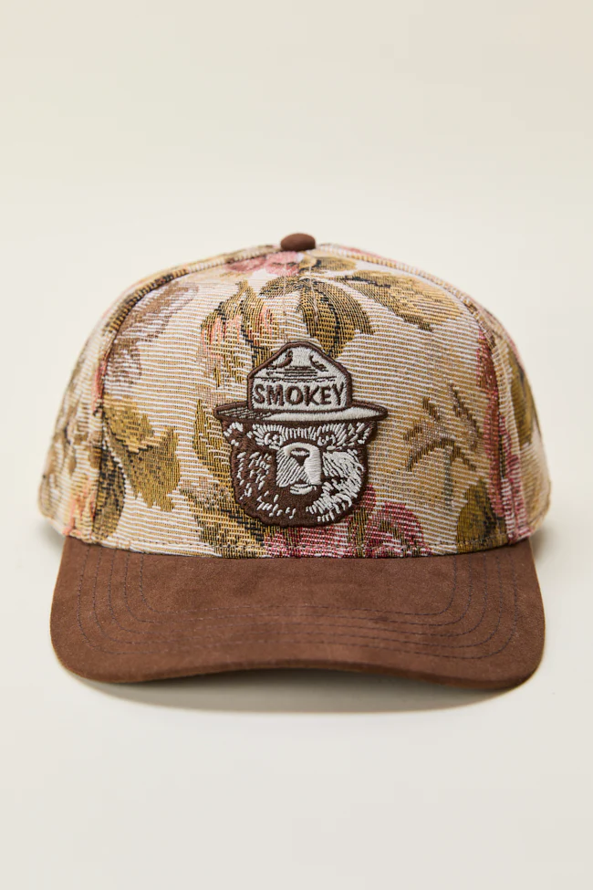 Smokey The Bear Tapestry Trucker Hat - Aiturbor