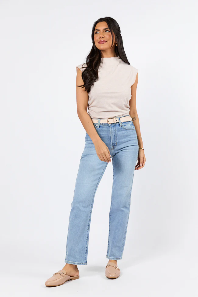 Eden Light Wash Straight Leg Jean SALE - Aiturbor