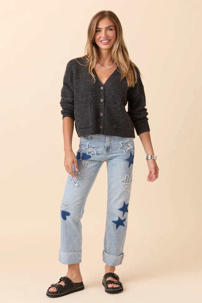 Kathryn Black Long Sleeve Cardigan - Aiturbor