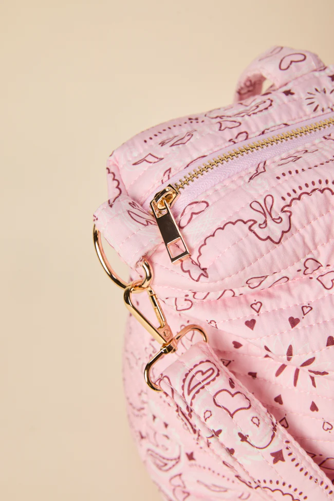 Lilah Pink Paisley Duffle Bag DOORBUSTER - Aiturbor