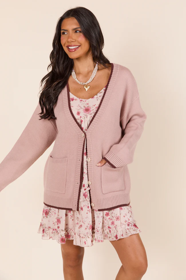 Jesse Mauve Southern Roots Cowboy Boots Cardigan - Aiturbor