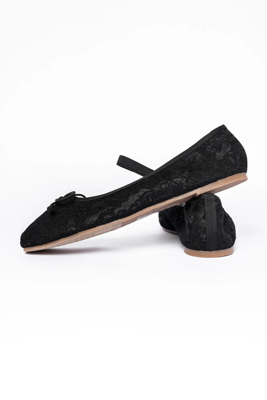 Brielle Black Lace Ballet Flats FINAL SALE - Aiturbor