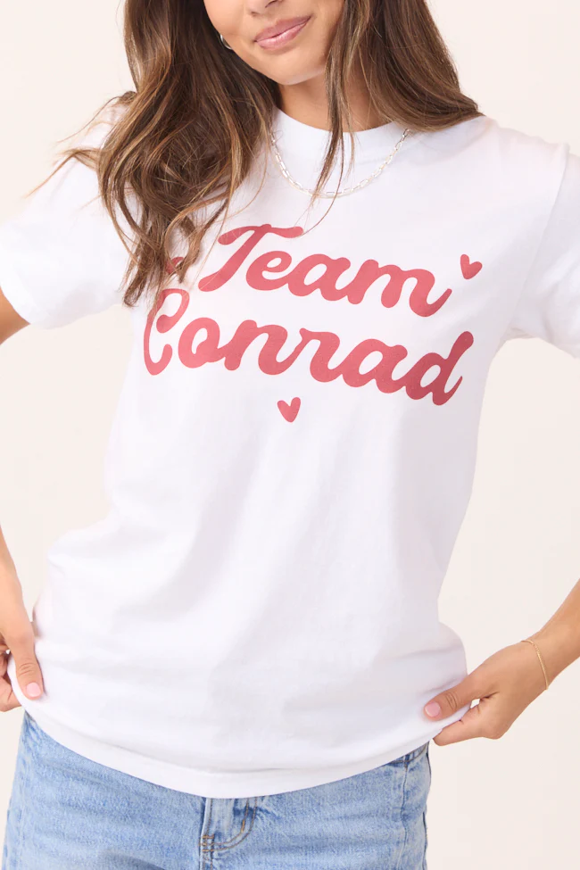 Team Conrad White Graphic Tee - Aiturbor