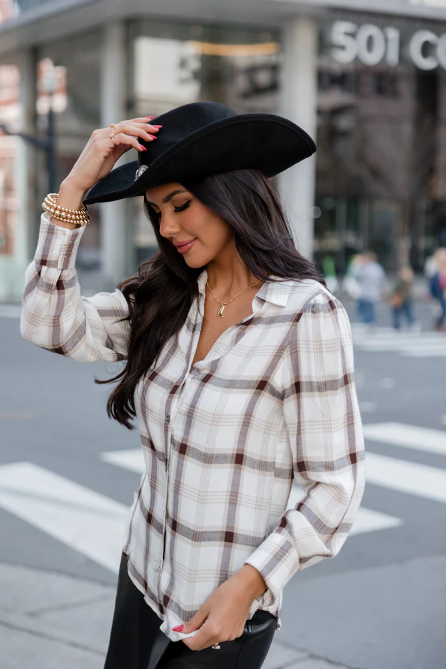 Well Known Off White Plaid Shirt FINAL SALE - Aiturbor