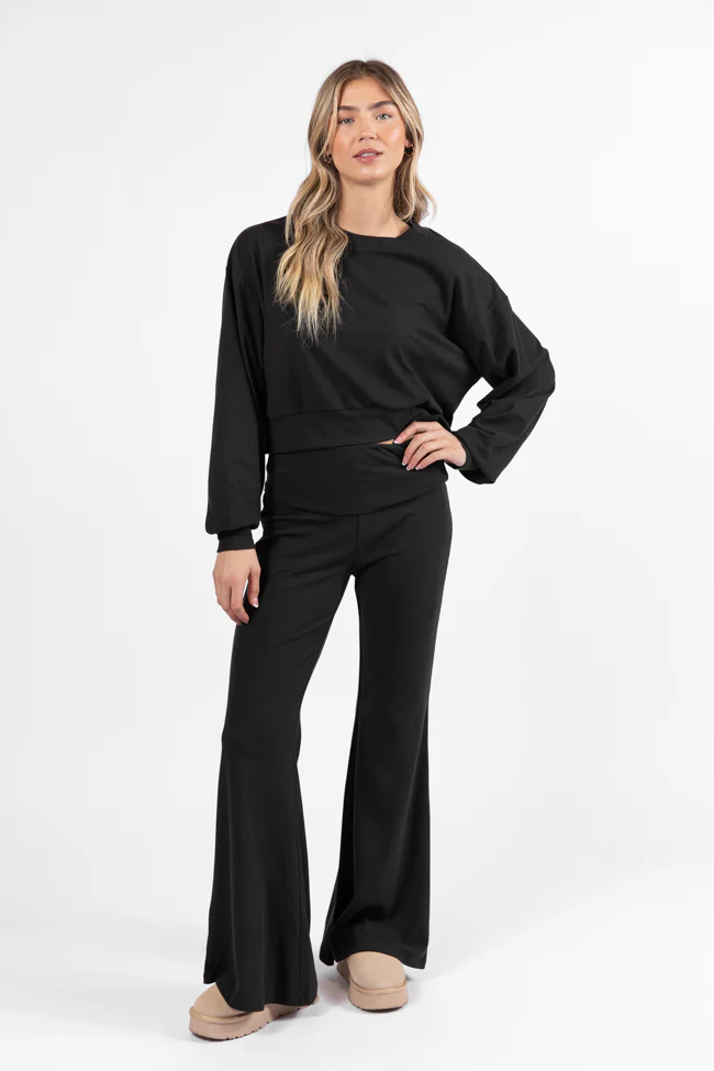 In A Dream Black Super Soft Pullover FINAL SALE - Aiturbor