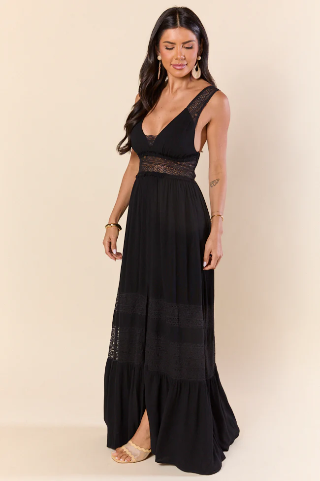 Summer Crush Black Maxi Dress SALE - Aiturbor