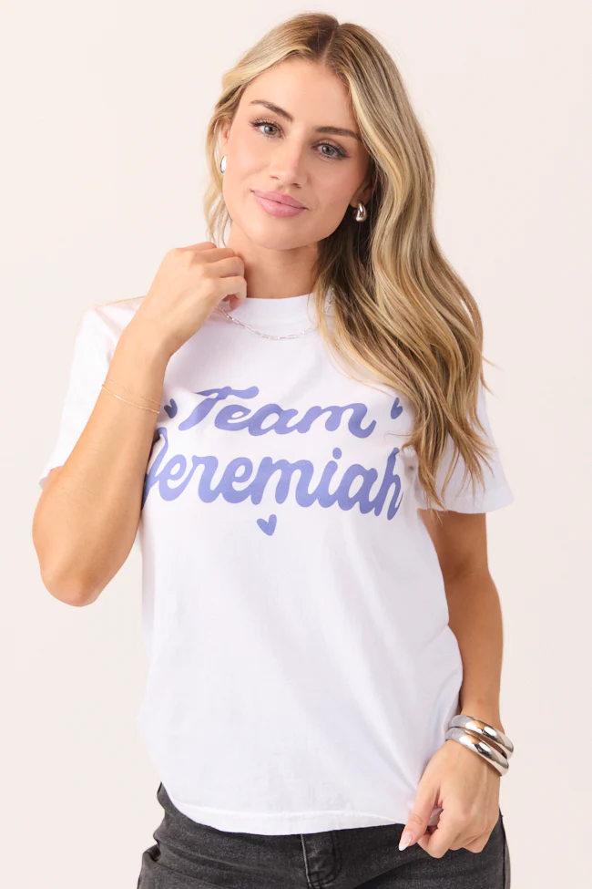 Team Jeremiah White Graphic Tee - Aiturbor