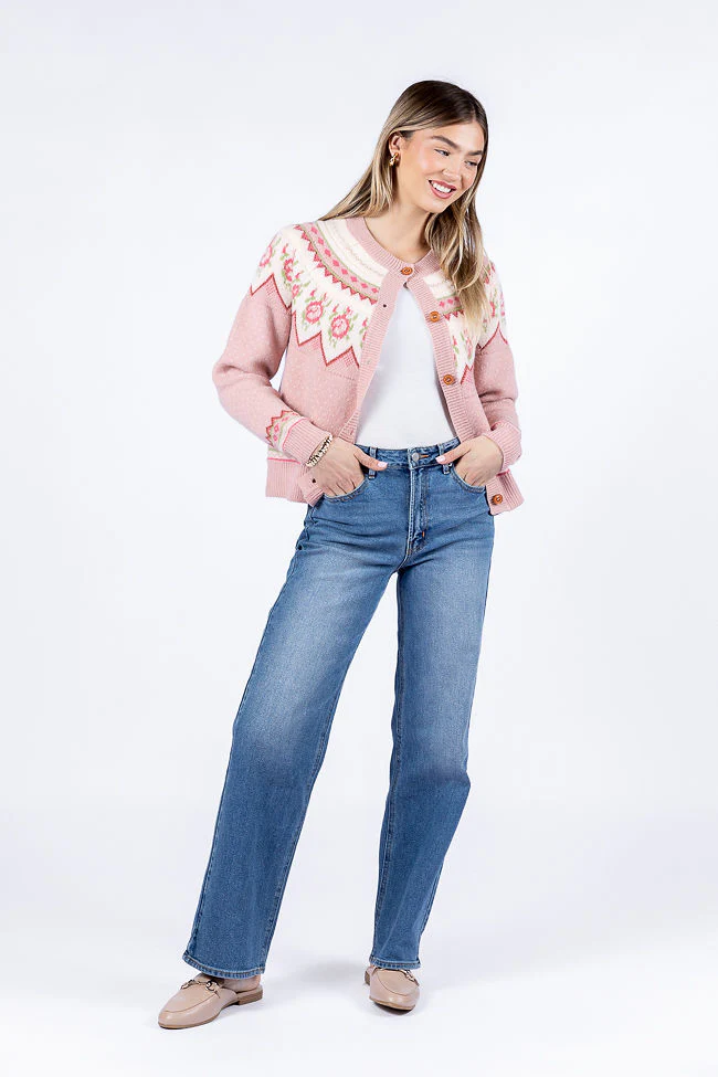 Cosette Medium Wash Relaxed Jeans - Aiturbor